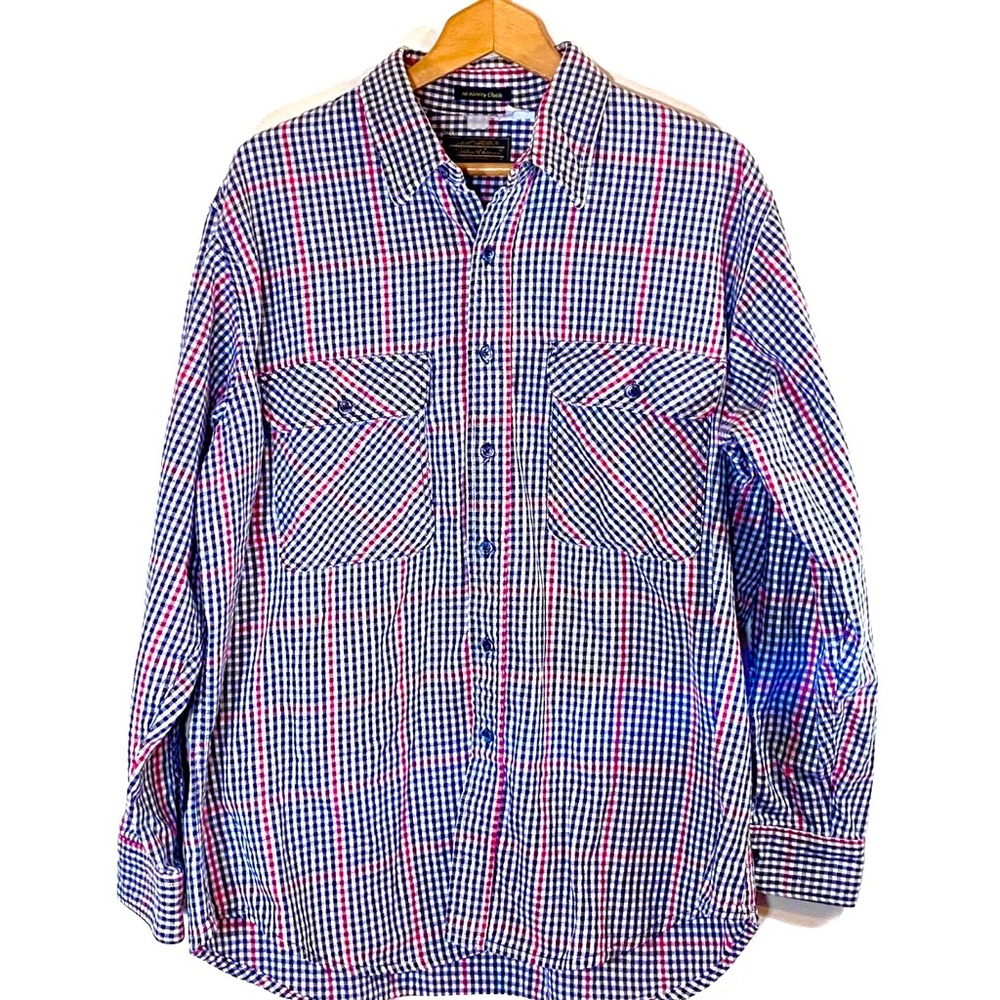 70s Eddie Bauer McKinley Cloth Flannel Camp Shirt